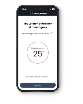 Chargement de l'application mobile